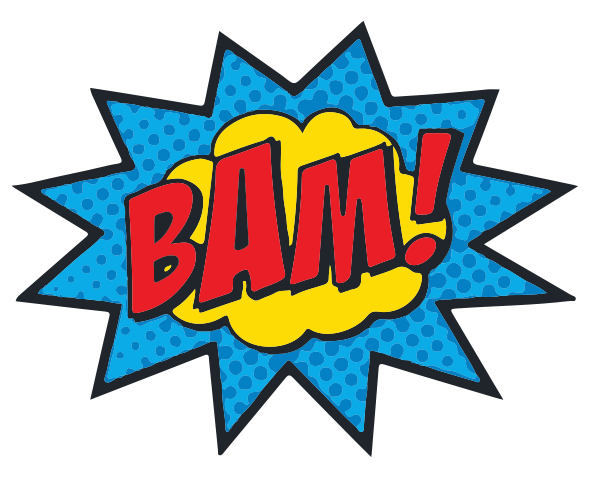 Image reading "BAM!"
